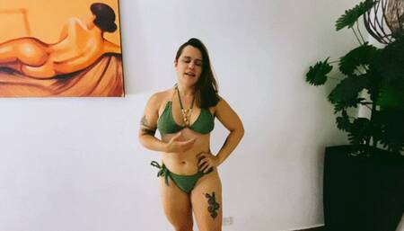 Badgirl busting balls