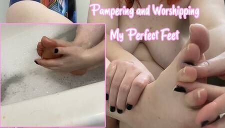 Pampering, Massaging, and Self-Worshipping my Perfect Feet!