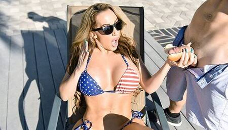 MYLF - Big Tit MILF Fucks Stepson after Family BBQ