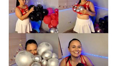 The Queen of Balloons Explodes Garland