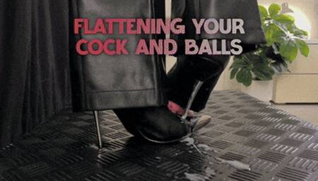 Flattening Your Cock and Balls with my Metal High Heels (Slave POV Version) - TamyStarly - Cock Balls Crush Trample, Shoejob, CBT, Trampling, Bootjob, Stomping