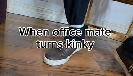When office mate turns kinky