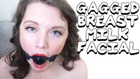 Gagged Lactation Facial