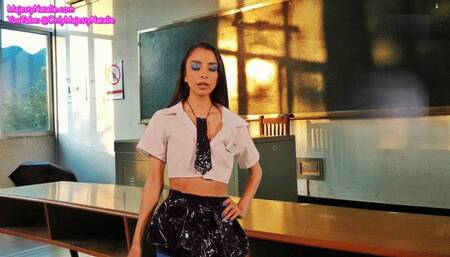 Strict Teacher Orders You to Goon in Public JOI