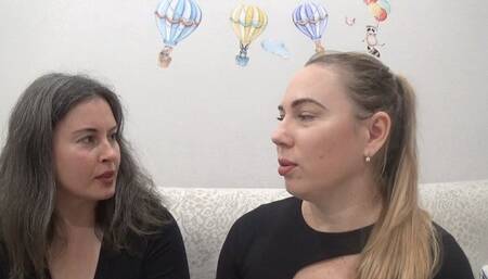 girls have competition who has more boogers in their nose