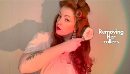 Removing Her rollers