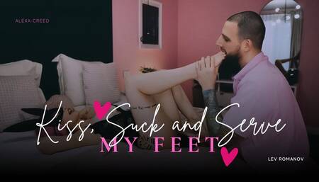 Kiss, suck and serve Alexa Creed's feet (with LevRomanov)