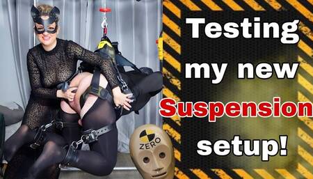 Femdom Suspension Bondage Demo!