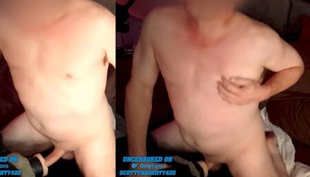 Your View as You Stand & Watch Me Being Naughty & Fucking Creampie Deep!