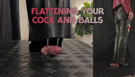 Flattening Your Cock and Balls with my Metal High Heels (Double Slave Version) - TamyStarly - Cock Balls Crush Trample, Shoejob, CBT, Trampling, Bootjob, Stomping