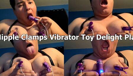 Nipple Clamps Vibrator Toy Delight Play