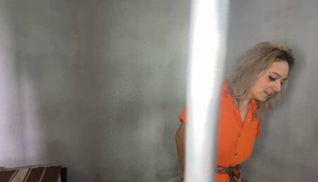 Monique has to go to the bathroom