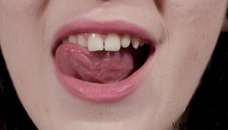 Worship My Sexy Mouth Teeth and Tongue - Mari Merlowe 4K