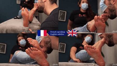 Hashtag threat - Humiliated by an influencer's stinking feet 1080p - FOOT FETISH - FOOT GAGGING - FOOT SMELLING - SMELL FETISH - HUMILIATION - FOOT WORSHIP