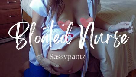 Bloated Nurse - A nurse roleplay scene featuring Dildo Sucking, Belly Fetish, Nurse Play, and Burping ft MILF Sassypantz