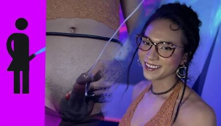 Sitting or standing to cum?