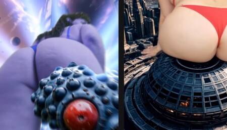 Alien Giantess Blueberry ( Debora )