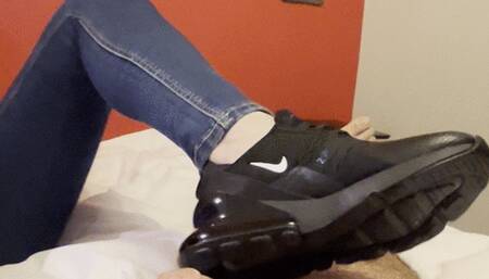 New Nike 270 sneakers footjob