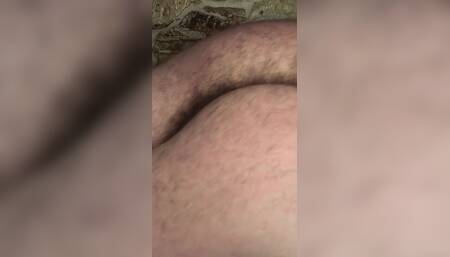 Scratching and Puncturing His Big Hairy Butt with My Long and Natural Fingernails
