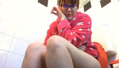 Bathroom Confessions: A Live Stream Surprise 4K