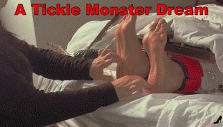 A Tickle Monster Dream - Jenna MindFucks Antickl into a Helpless Tickling Slave With Male Foot Tickling Bondage