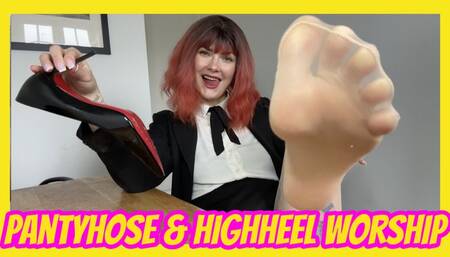 Called Up For Pantyhose & Heel Worship