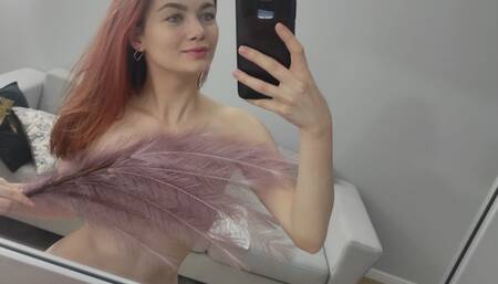 Big tits and sucking chupa chups by Lola