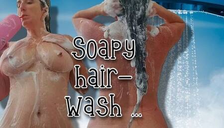 Soapy Hair wash wmv