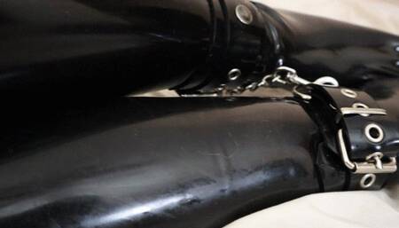 Blindfolded Horny Rubberdoll Enjoys Restraints, Impact, and Remote-Controlled Vibrator