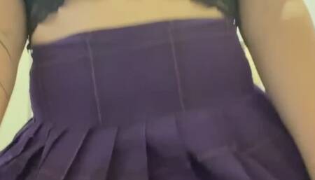 MiniSkirt Tease