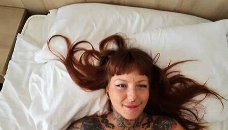 Holiday morning cumshot!