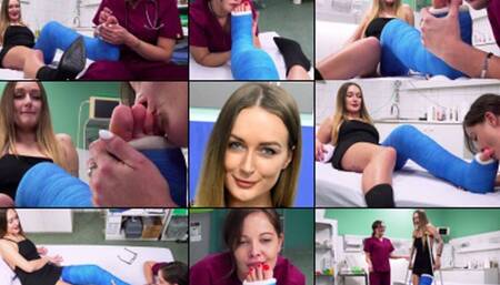 Elena LLC at the Clinic Deep Cleaning Those Dusty Toes with Toe Sucking (in HD 1920X1080)