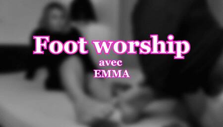 EMMA - FOOT WORSHIP #1 : De nouveaux pieds de brésilienne rien que pour moi !