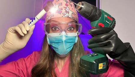 SuperCrazy Ear Exam, Hearing Test with the drill, Otoscope, Gloves sounds (ASMR Style)