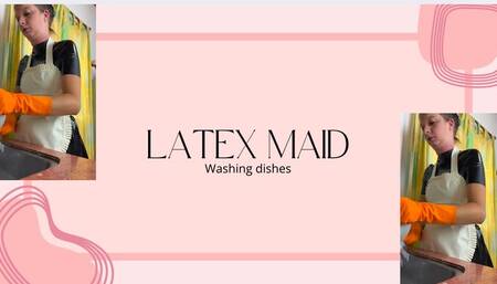 latex maid working