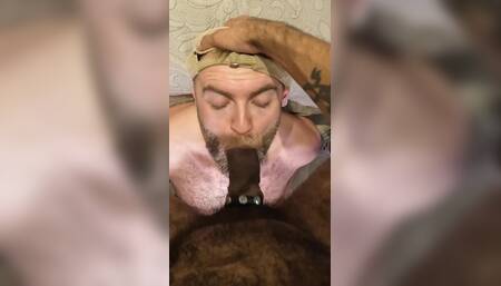 2 Big Latino Cocks Down 1 Cum Hungry Cocksuckers Throat!