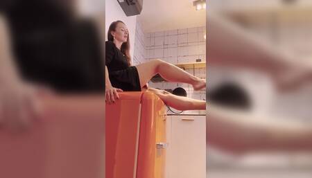 Lick, Suck, Obey - High Heel & Foot Worship, Foot Gagging, Trampling