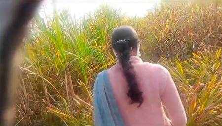 Desi Bhabhi's brother in law fucked her in the field