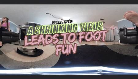 **VR 360** Terra’s Foot Fetish Play with a Shrunken Man (SD 720p WMV)
