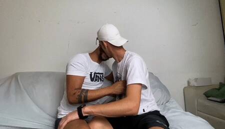 HOT KISSES WITH MY NAUGHTY NEIGHBOR - BY JAMAL SANGENT AND YURI DELREY - CLIP 4