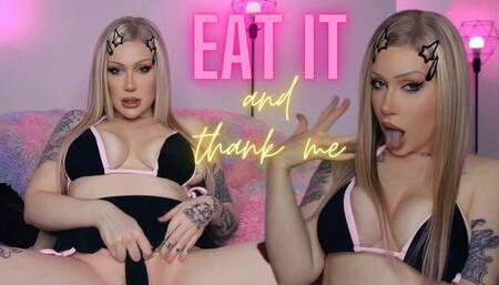 Eat your cum and thank me 720p