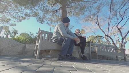 Goddess Jordyns public foot massage