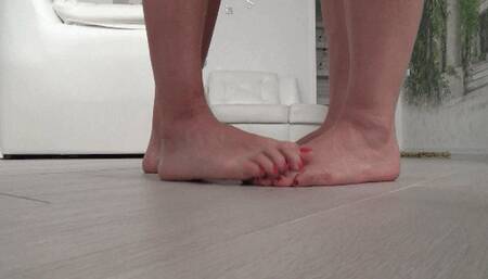 I will trample her toes BF