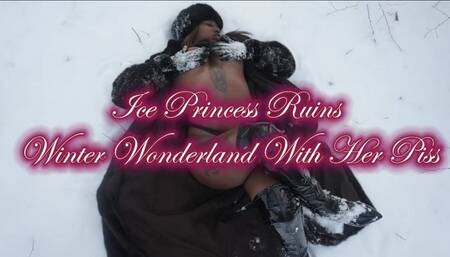 Ice Princess Ruins Winter Wonderland With Her Piss