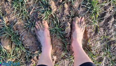 Barefoot Mud Walking HD 19th Feb 2023