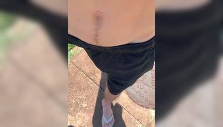 Do You Like a Sweatshirt Without Underwear? Soccer Shorts? First Common Video, Second in Slow Motion for You to See My Transpare
