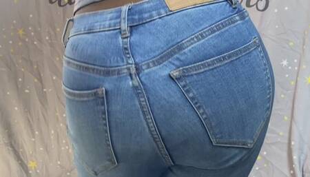 Desperately trying Not to wet my Jeans