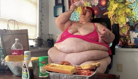 5 lbs of Pasta & 800 lbs of Pure Gluttony SD