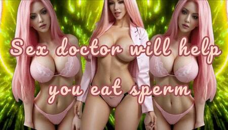 Sex doctor will help you eat sperm (Supportive CEI Therapy-fantasy) !