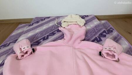 Fleece bitchsuit slave